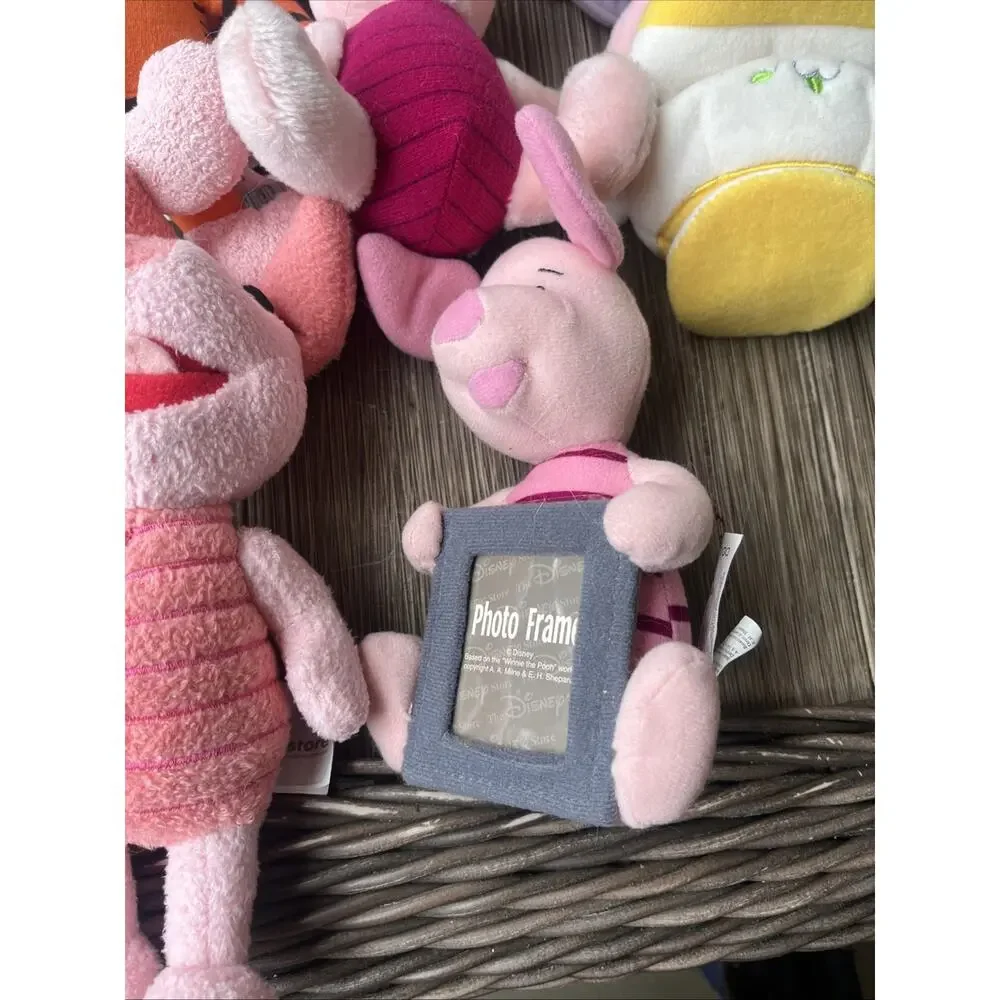 Disney Piglet Winnie the Pooh Small Plush Stuffed Animals Lot of 10